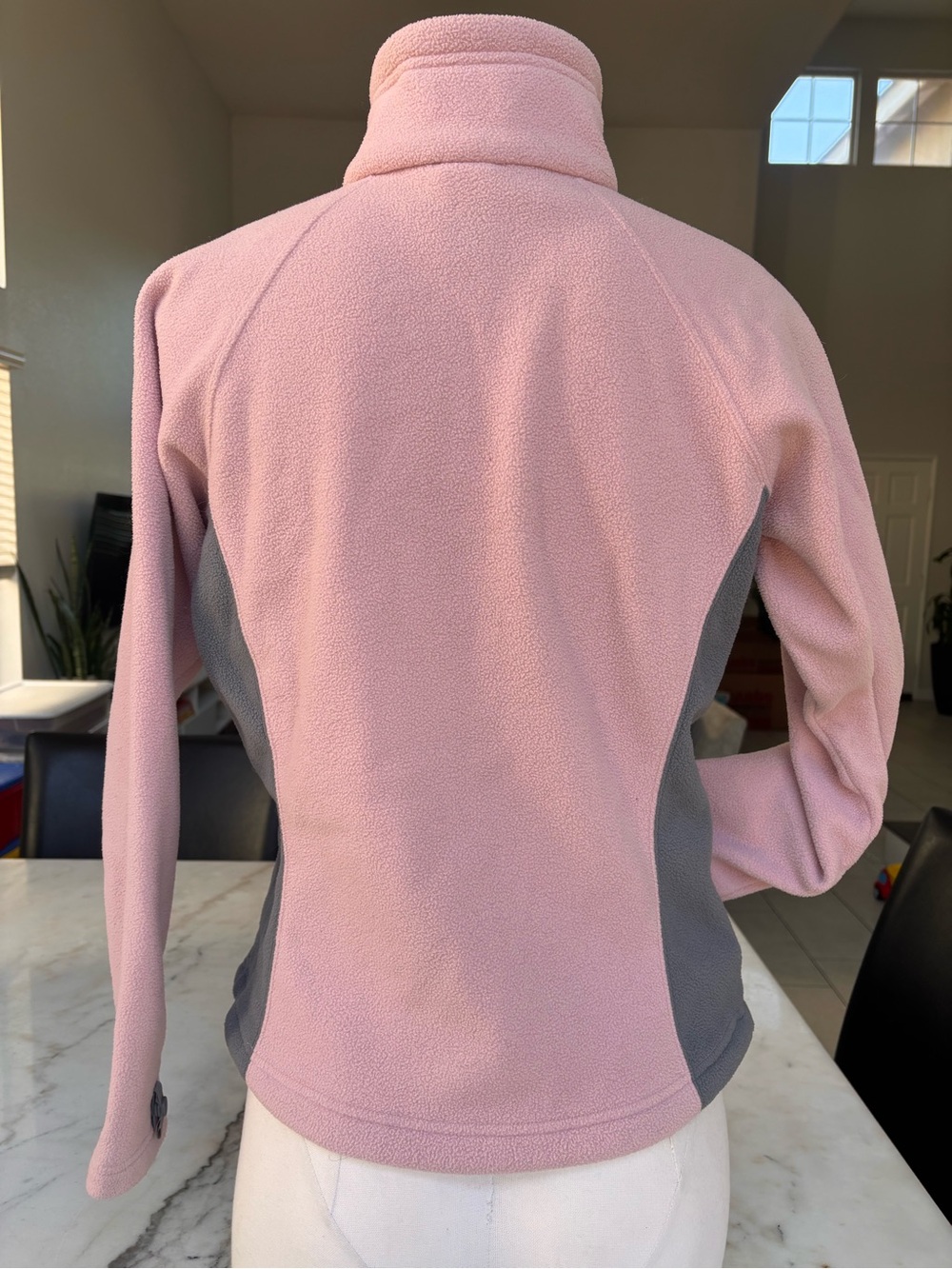 Women's Pink Fleece Jacket - Picture 5 of 7